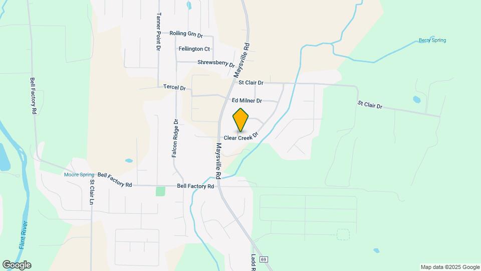 140 Clear Creek Dr Map and Location Details