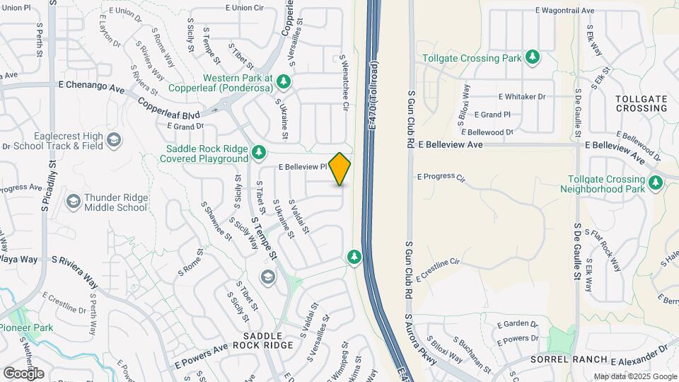 22893 E Progress Ave Map and Location Details