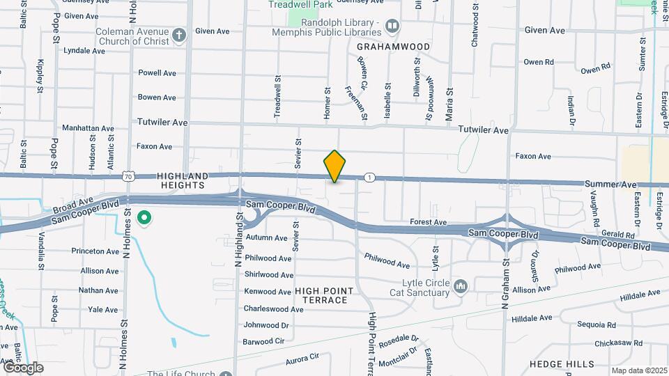 622 Freeman St Mapa y Detalles de la Ubicación