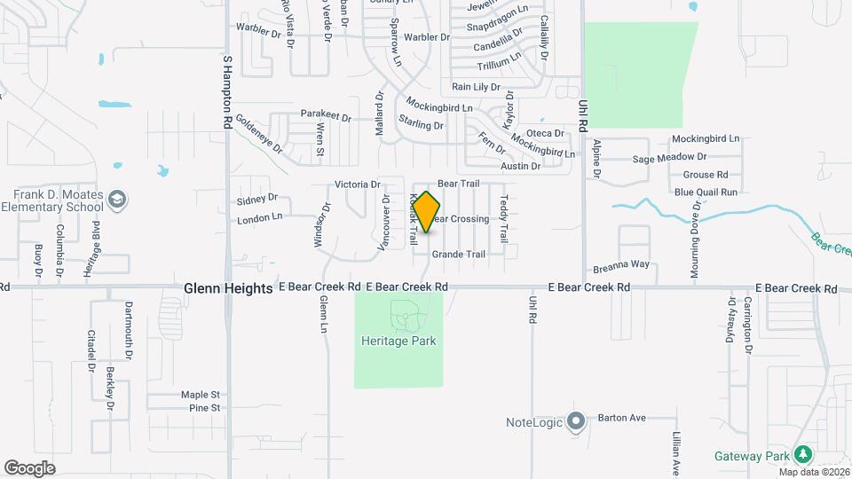 1531 Oso Trail Map and Location Details