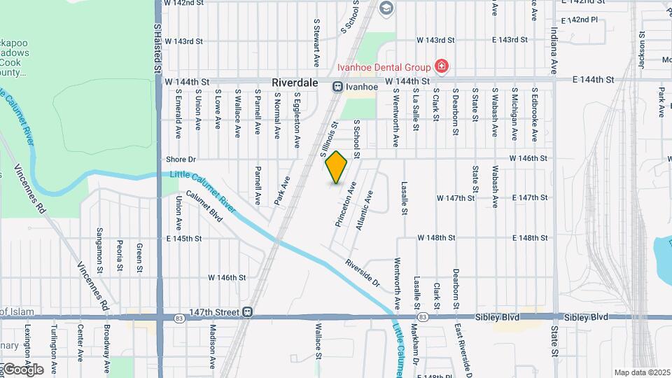 14629 Harvard St Mapa y Detalles de la Ubicación