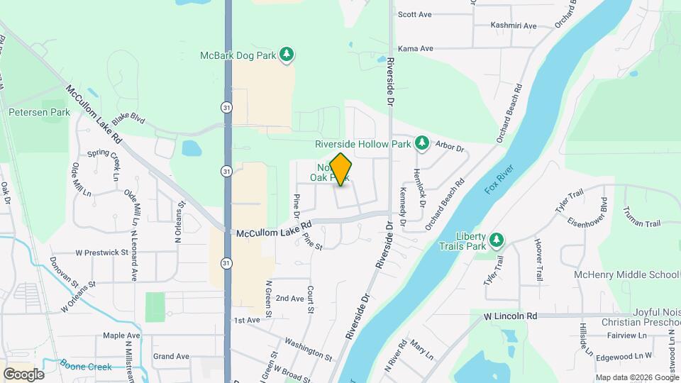 1912 Redwood Ln Map and Location Details