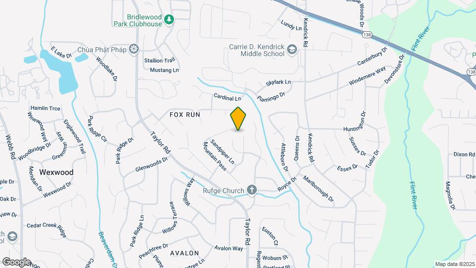 8183 Valley Bluff Map and Location Details