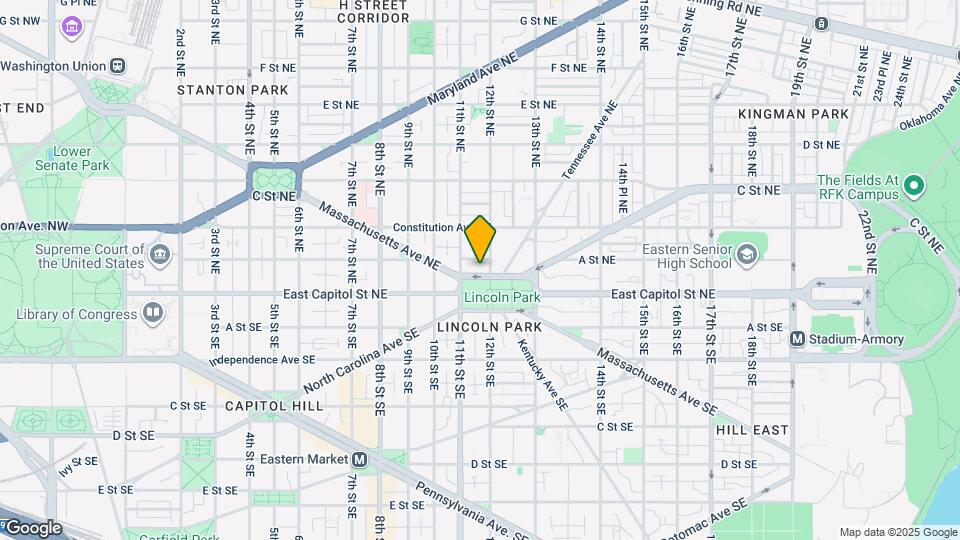1120 E Capitol St NE Map and Location Details