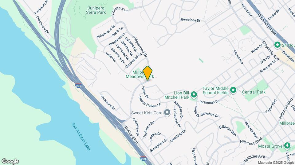 880 Larkspur Dr Map and Location Details