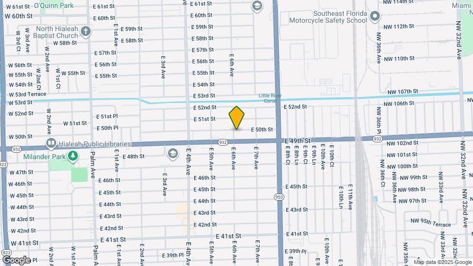 602 E 50th St Map and Location Details