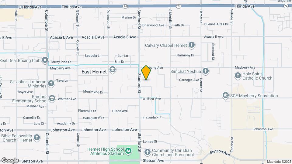 41797 Royal Palm Dr Mapa y Detalles de la Ubicación