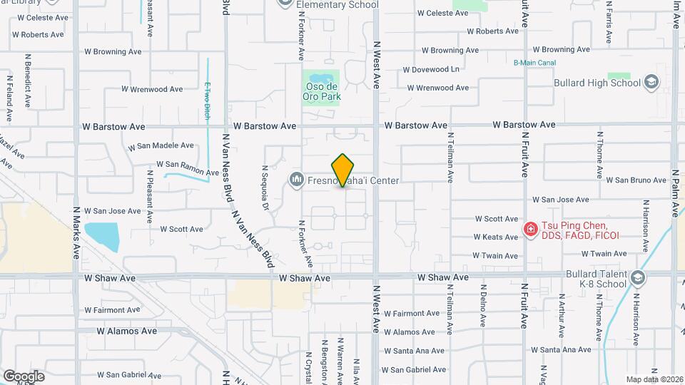 5215 Vía Amore Map and Location Details