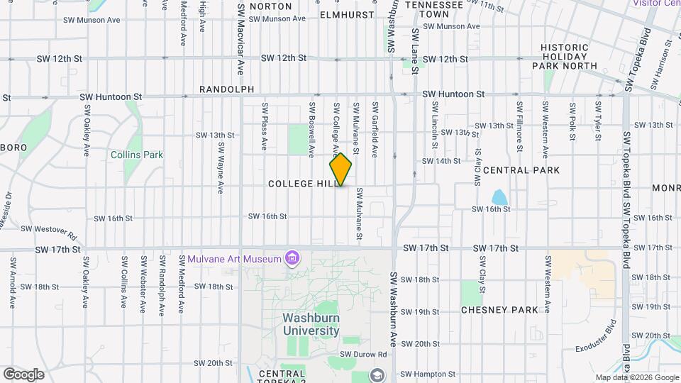 1504 SW College Ave Mapa y Detalles de la Ubicación