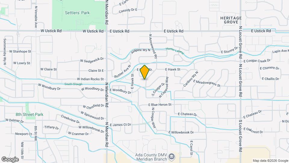 2639 N Arrowwood Wy Mapa y Detalles de la Ubicación