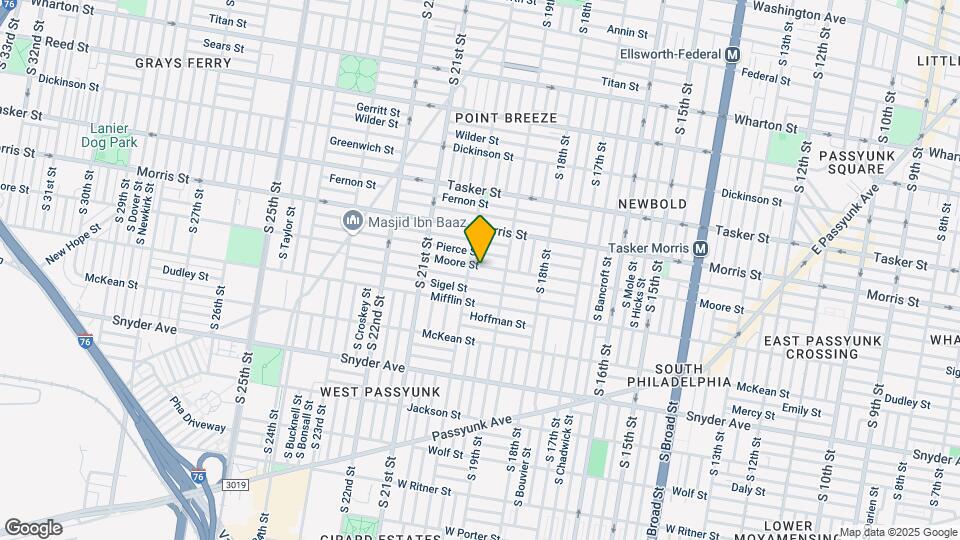 1932 Moore St-Unit -Unit 2 Map and Location Details