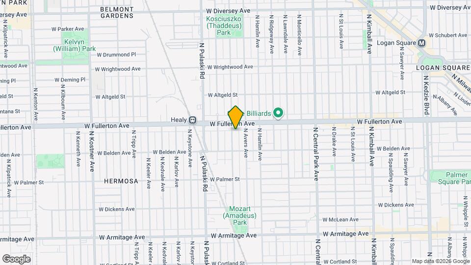 2339 N Springfield Ave, Unit A Mapa y Detalles de la Ubicación