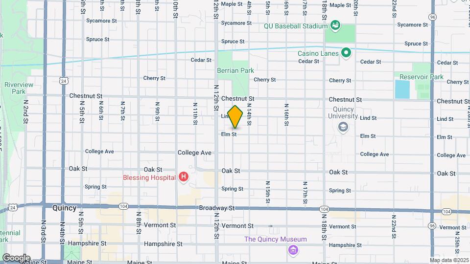 1303 Elm St, Unit Suite101 Map and Location Details