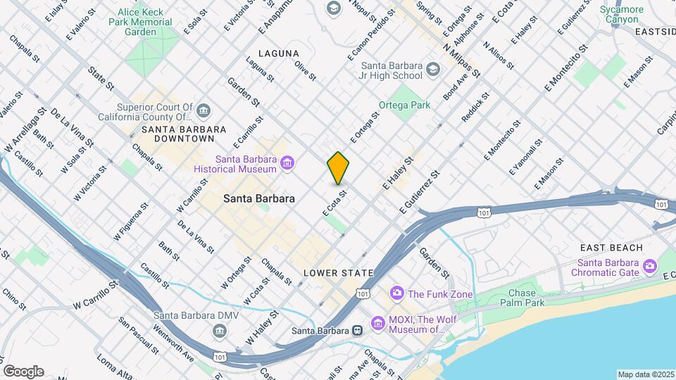225 E Cota St Map and Location Details