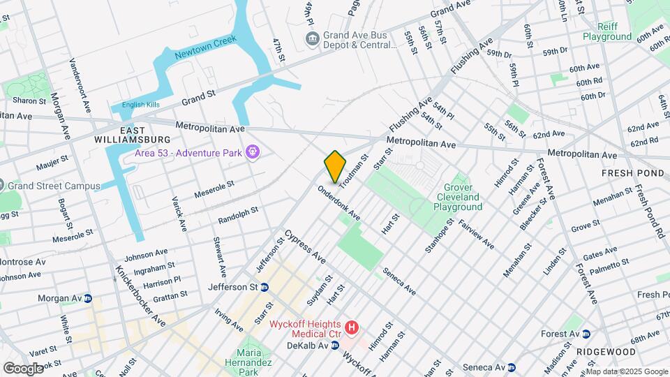 1863 Troutman St Map and Location Details