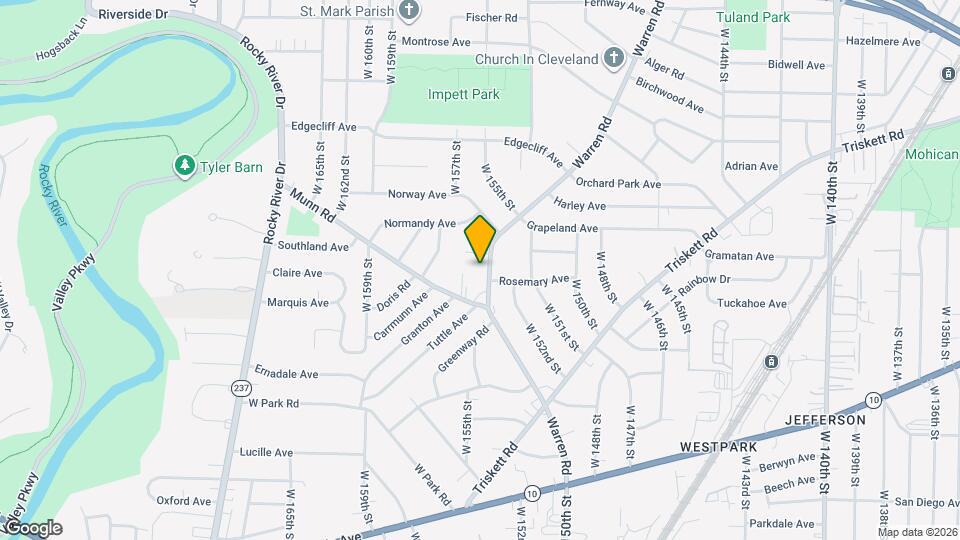 3470 Warren Rd Map and Location Details