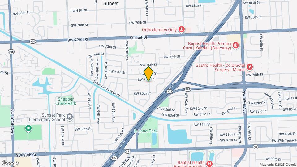 9451 SW 79th St Map and Location Details