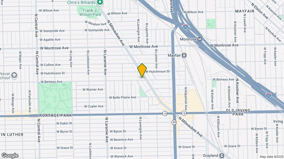 4950 W Berteau Ave, Unit 1 Map and Location Details