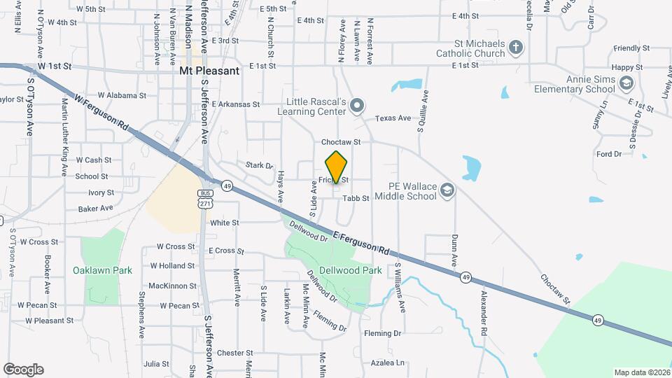 705 W Circle Dr, Unit 1 Map and Location Details