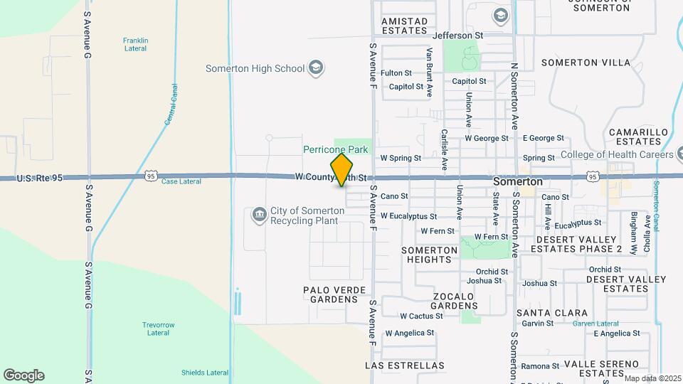 143 S Sunset Ave Map and Location Details