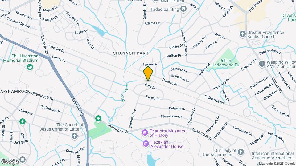 2521 Dora Dr Map and Location Details