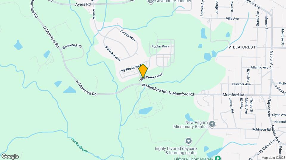 107 Cold Creek Pkwy Map and Location Details