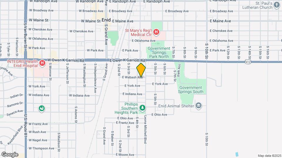 409 E Wabash Ave Map and Location Details