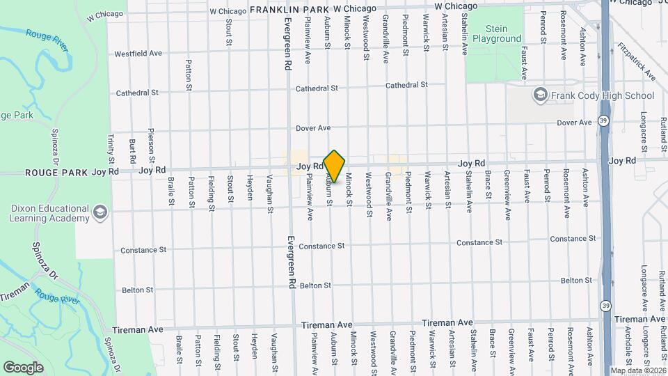 8650 Auburn St Mapa y Detalles de la Ubicación
