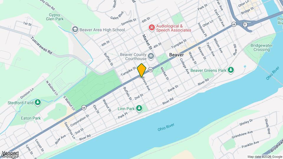 277 Dravo Ave, Unit Apartment 2 Map and Location Details