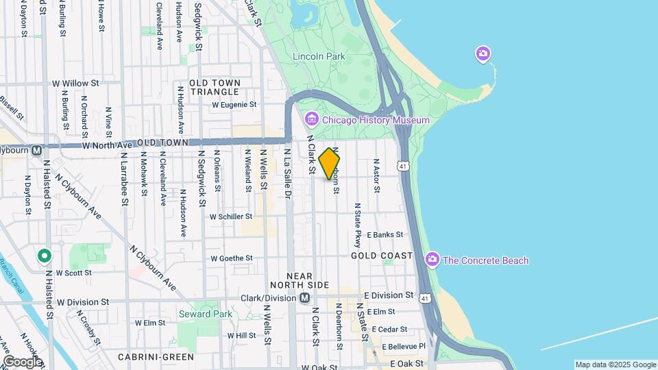 1446 N Dearborn St Mapa y Detalles de la Ubicación