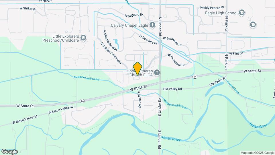 319 N Baxter Way Map and Location Details