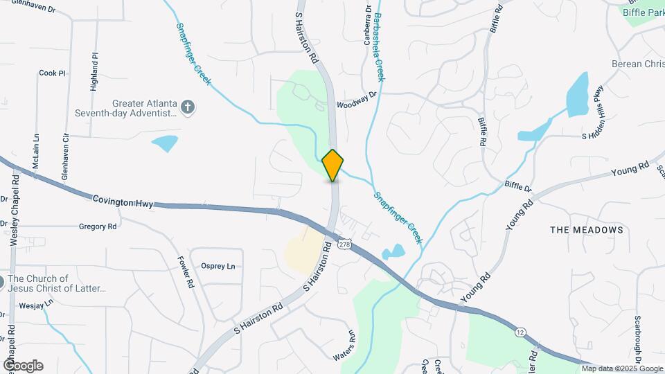 2019 S Hairston Rd Map and Location Details