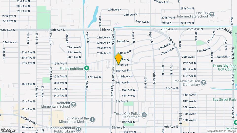 1219 Park Ln Map and Location Details