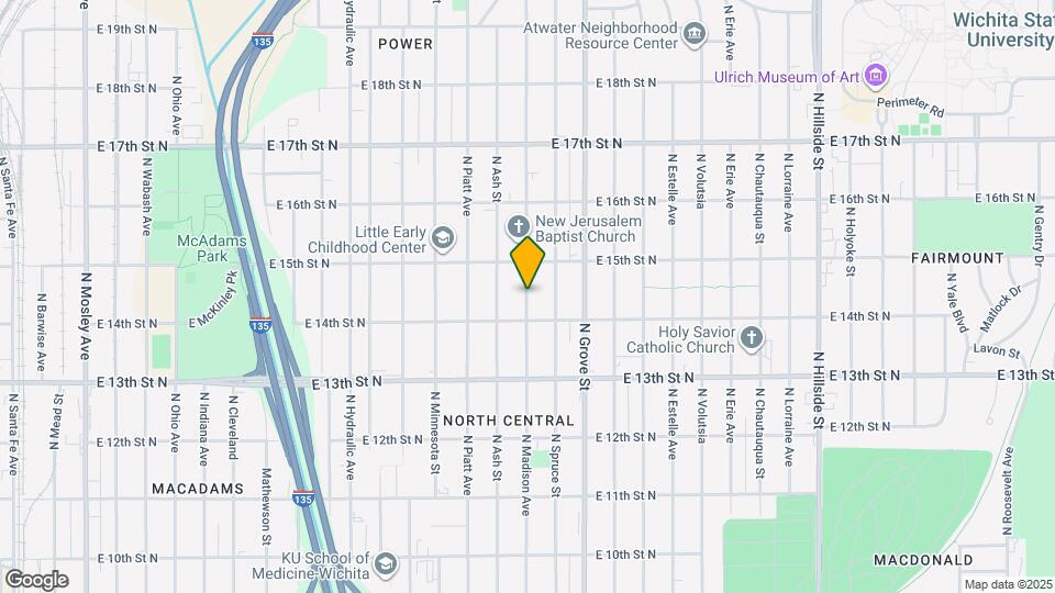 1520 N Madison Ave Map and Location Details
