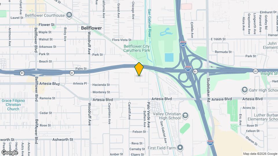 17233 Carfax Ave Map and Location Details
