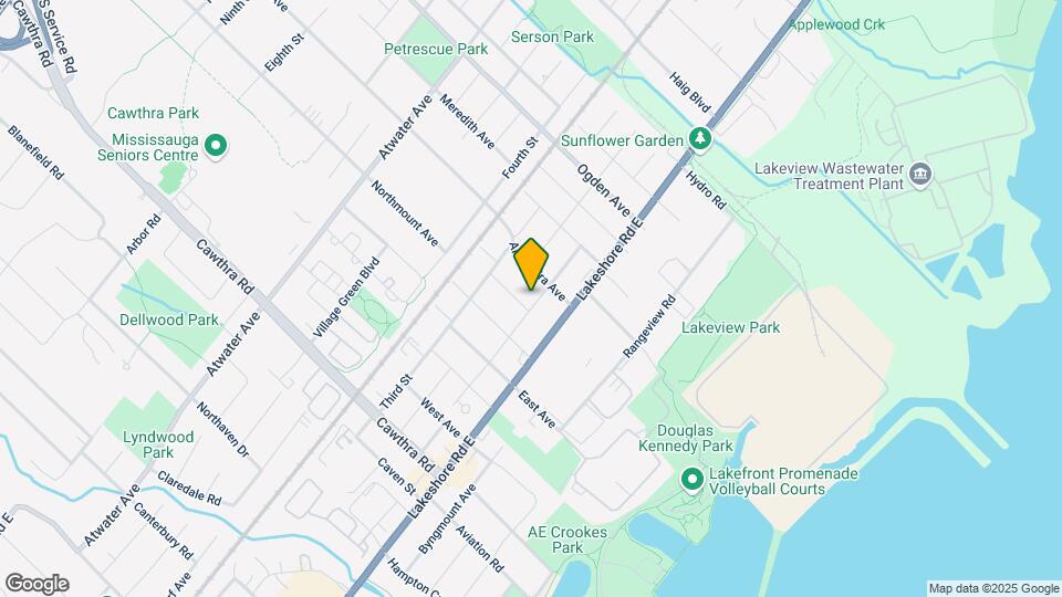 1033 Eastmount Av Map and Location Details
