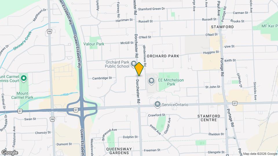 3768 Dorchester Rd Map and Location Details