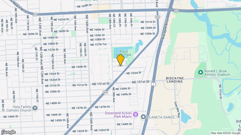 1860 NE 154th St Mapa y Detalles de la Ubicación