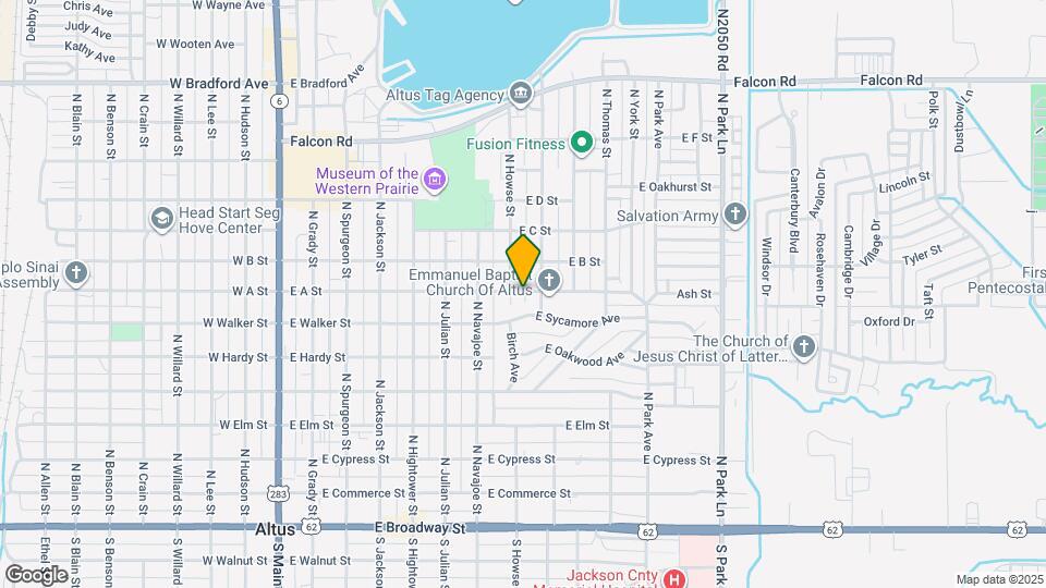 802 E A St Map and Location Details