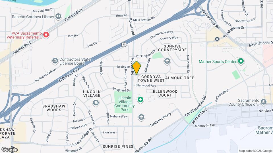 10119 Crawford Way Map and Location Details