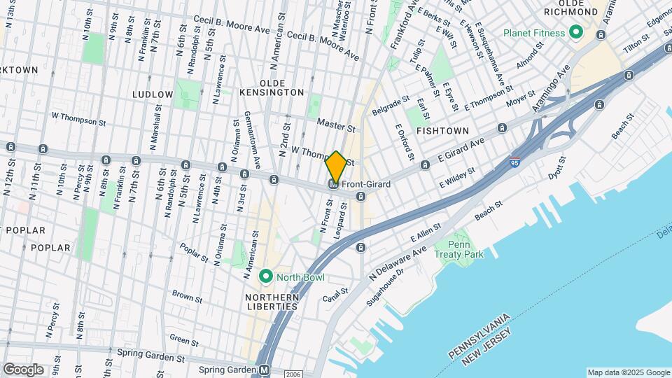 629-33 W Girard Ave-Unit -603 Map and Location Details
