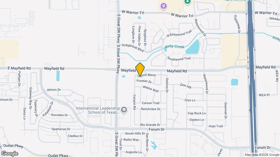 2504 Frontier Dr Map and Location Details