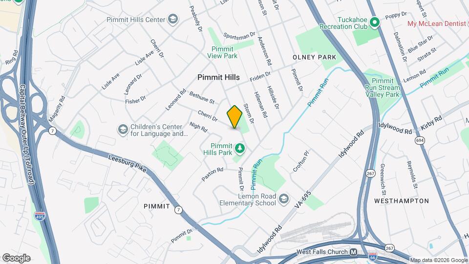 2050 Cherri Dr Map and Location Details