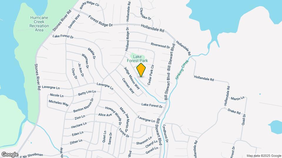 501 Cedar Park Cir Map and Location Details