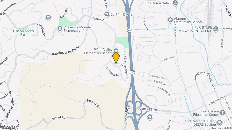 4250 Danceglen Dr Map and Location Details