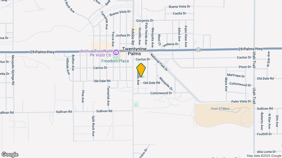6685 Ocotillo Ave Map and Location Details