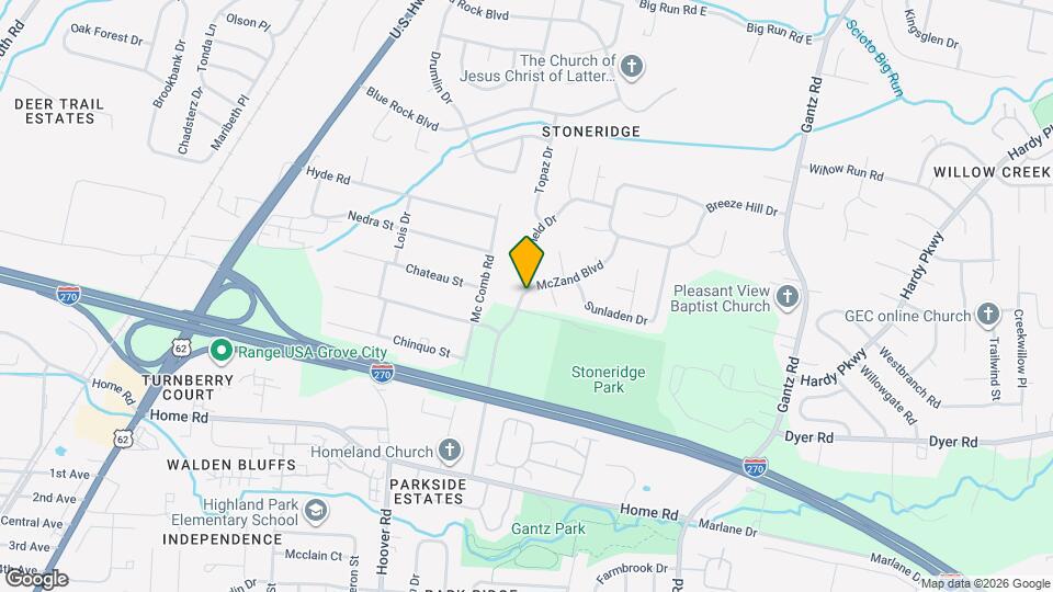 2490 McZand Blvd Map and Location Details