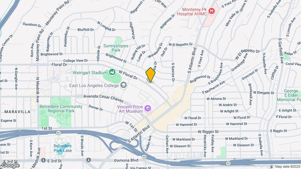 1160 College View Rd Map and Location Details