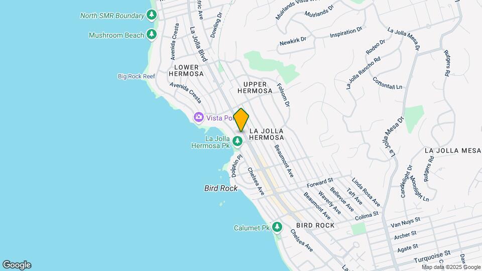5839 Camino De La Costa Map and Location Details