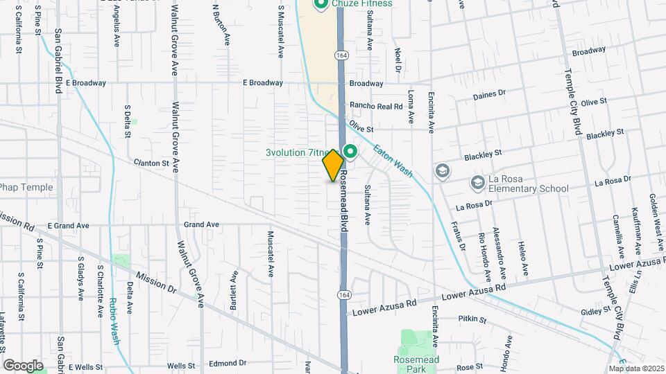 Rosemead Apartments Map and Location Details